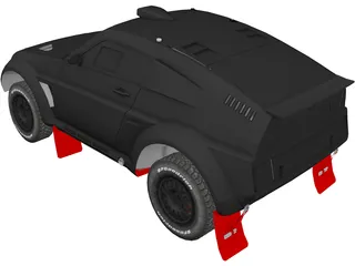 Mitsubishi Pajero EVO MPR11 3D Model preview