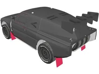Nissan Pickup Dakar 3D Model preview