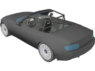 Mazda MX5 GTR 3D Model preview