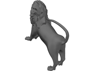 Lion 3D Model preview
