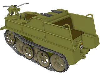 Sd Kfz 2 NSU 3D Model preview