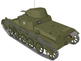 Panzer I 3D Model preview