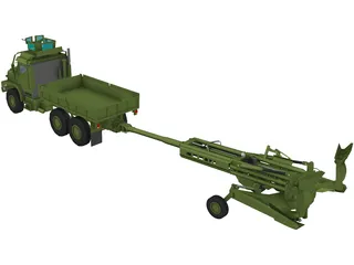 MTVR with LW155 3D Model preview