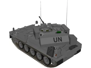 FV 107 3D Model preview