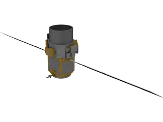Satellite Calipso 3D Model preview
