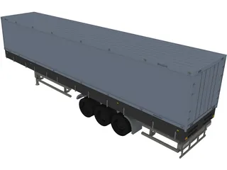 Trailer 3D Model preview