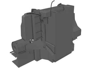 Durmax Turbo Diesel 6.6 Engine 3D Model preview