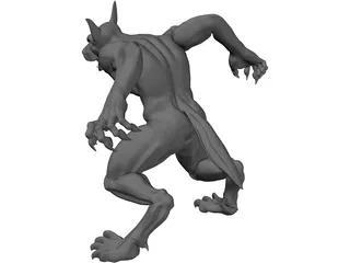 Werewolf 3D Model preview