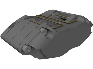Dynapro Radial Brake Caliper 120-7376 3D Model preview
