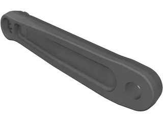 Race Face Turbine Left Crank 3D Model preview