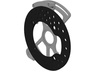 MTB Chain Guide 3D Model preview