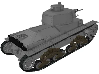 Pzkfw 35(t) 3D Model preview