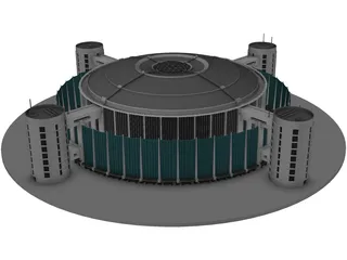 Shopping Center 3D Model preview