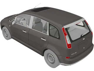 Ford Focus C-Max 3D Model preview
