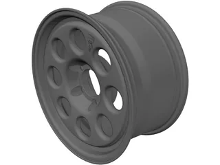 Wheel 3D Model preview