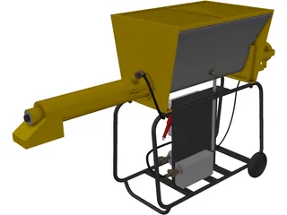 Turbomix Constructions Equipment 3D Model preview