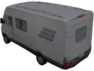 Mini-Bus 3D Model preview