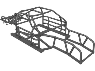 NASCAR Chassis 3D Model preview