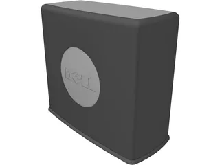 Dell Workstation 3D Model preview