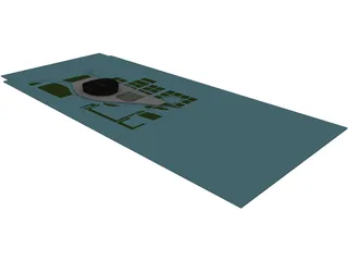 Bird Nest Stadium 3D Model preview