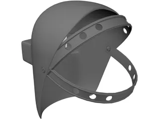 Welding Mask 3D Model preview