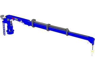 Loader Crane 3D Model preview