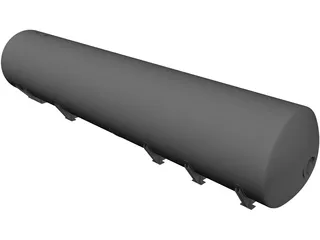 Gas Tank 3D Model preview