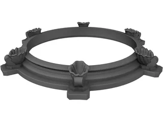 Fountain 3D Model preview