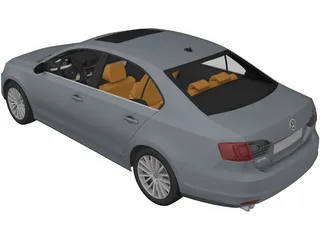 Volkswagen Jetta 3D Model preview