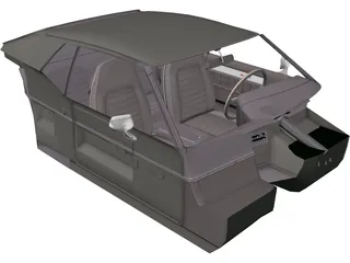 AMC Javelin Interior (1971) 3D Model preview