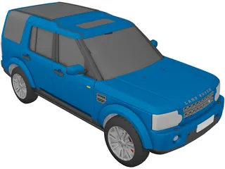 Land Rover Discovery 4 3D Model preview