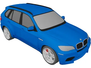BMW X5M 3D Model preview