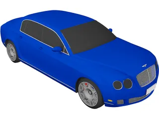 Bentley Continental Flying Spur 3D Model preview