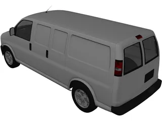 GMC Savana 3D Model preview