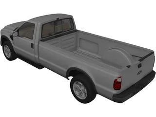 Ford F-250 3D Model preview