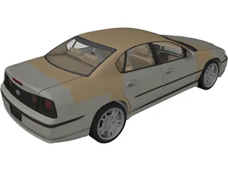 Chevrolet Impala (2000) 3D Model preview