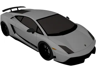 Lamborghini Gallardo LP570-4 Superleggera (2011) 3D Model preview
