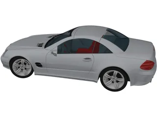 Mercedes-Benz SL55 AMG 3D Model preview