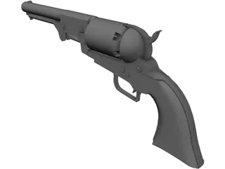 Colt Dragoon 3D Model preview