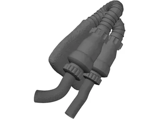 Artificial Heart 3D Model preview