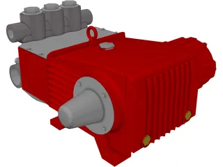 High Pressure Pump 3D Model preview