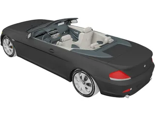 BMW 6-Series Convertible 3D Model preview