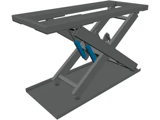 Scissor Lift 3D Model preview