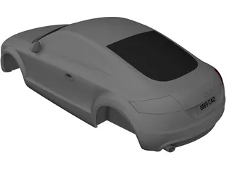 Audi TT Body 3D Model preview