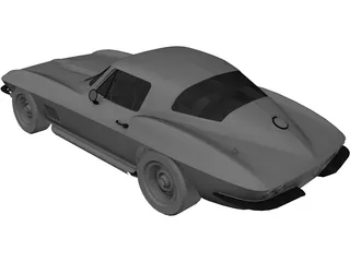 Chevrolet Corvette 3D Model preview