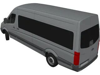 Mercedes-Benz Sprinter (2011) 3D Model preview