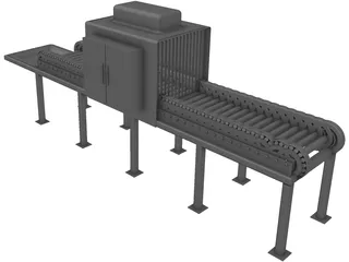 Conveyor 3D Model preview