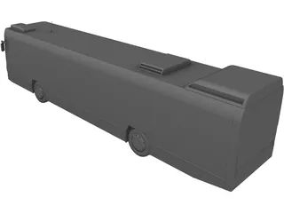 Volvo Bus 3D Model preview