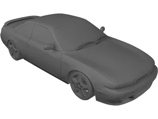 Nissan Silvia S14 Zenki 3D Model preview