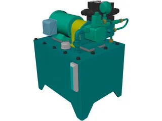 Tank Hydraulic 3D Model preview